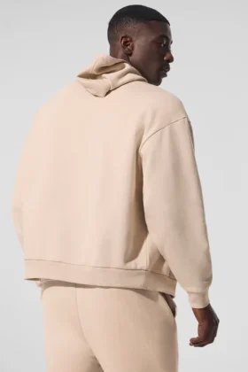Accolade Full-Zip-Hoodie – Macadamia