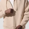 Accolade Full-Zip-Hoodie – Macadamia