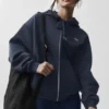 Accolade Full-Zip-Hoodie – Navy