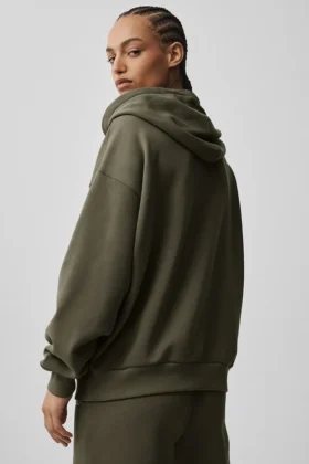 Accolade Full-Zip-Hoodie – Olive Tree