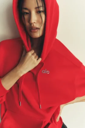Accolade-Hoodie – Leuchtend Rot