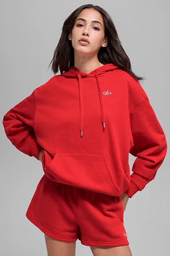 Accolade-Hoodie – Leuchtend Rot