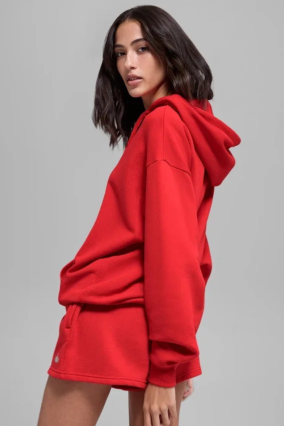 Accolade-Hoodie – Leuchtend Rot