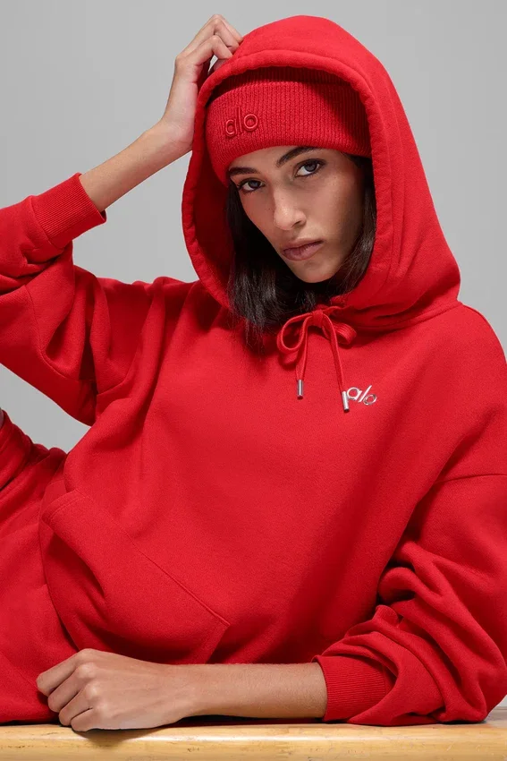 Accolade-Hoodie – Leuchtend Rot