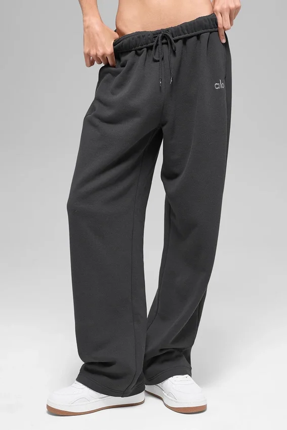 Accolade Jogginghose mit geradem Bein – Anthrazit