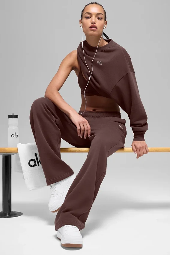 Accolade Jogginghose mit geradem Bein – Brownstone