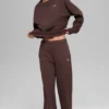 Accolade Jogginghose mit geradem Bein – Brownstone