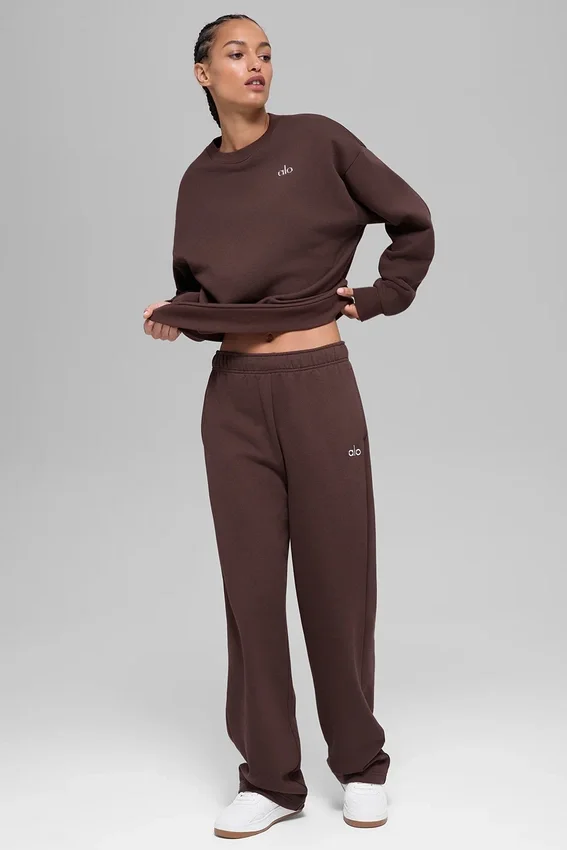 Accolade Jogginghose mit geradem Bein – Brownstone