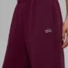 Accolade Jogginghose mit geradem Bein – Burgunderrot