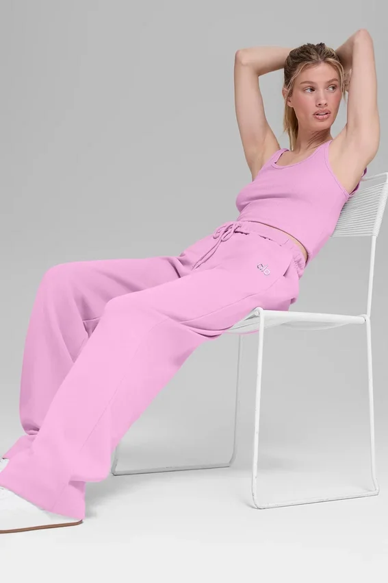Accolade Jogginghose mit geradem Bein – Candy Heart Pink