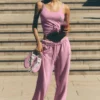 Accolade Jogginghose mit geradem Bein – Candy Heart Pink