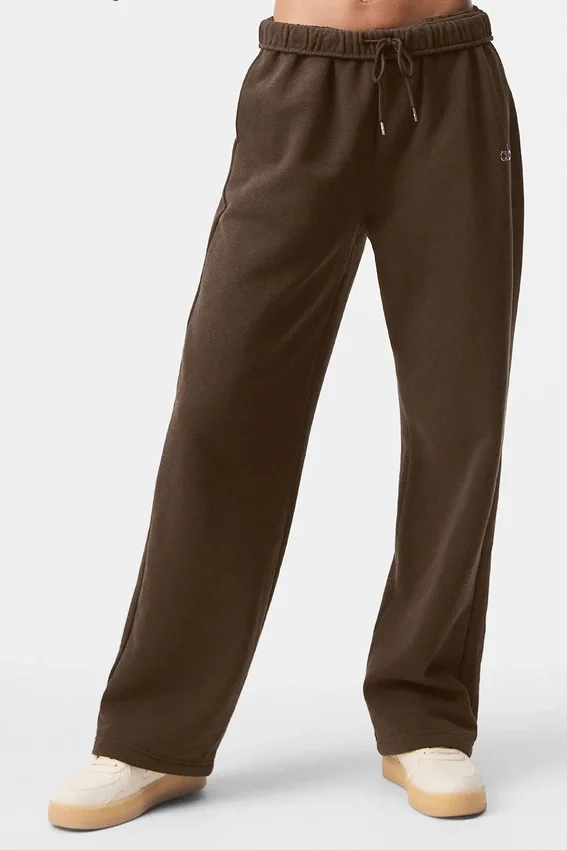 Accolade Jogginghose mit geradem Bein – Espresso