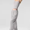Accolade Jogginghose mit geradem Bein, gewaschen – Grey Sky Wash