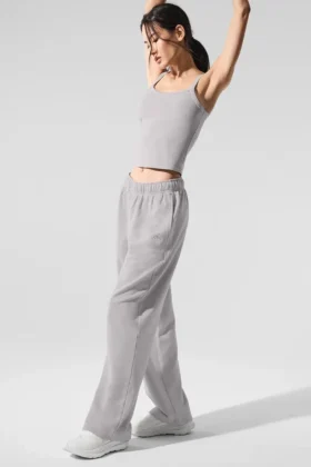 Accolade Jogginghose mit geradem Bein, gewaschen – Grey Sky Wash