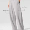 Accolade Jogginghose mit geradem Bein, gewaschen – Grey Sky Wash