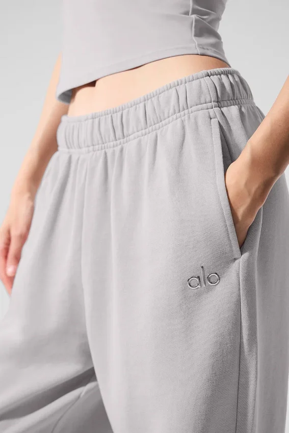 Accolade Jogginghose mit geradem Bein, gewaschen – Grey Sky Wash