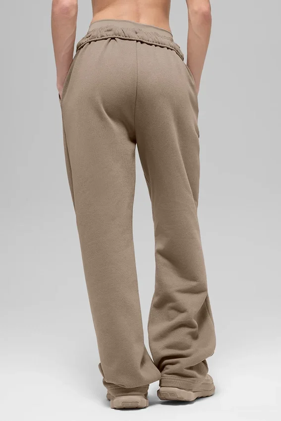 Accolade Jogginghose mit geradem Bein – Gravel