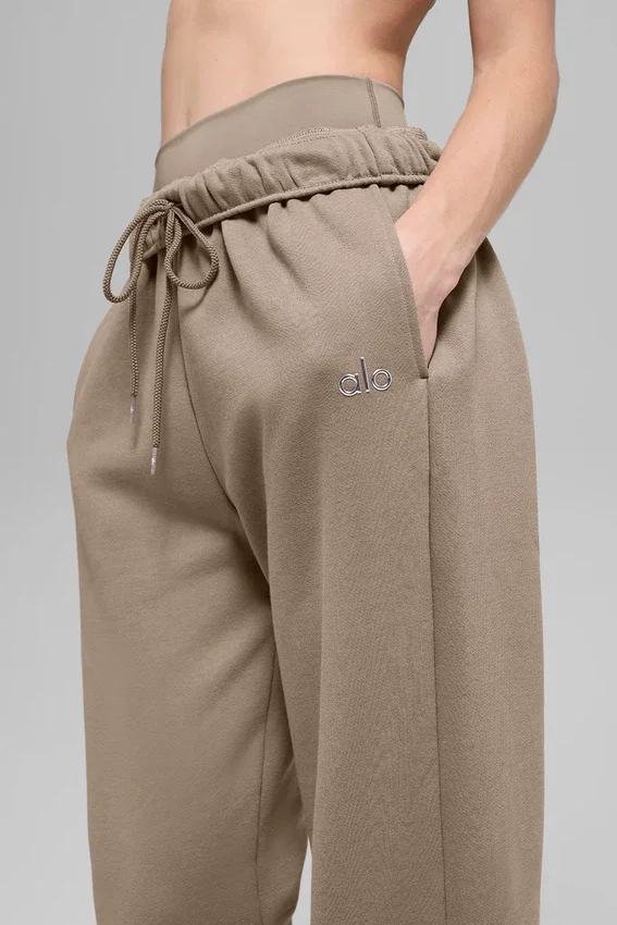 Accolade Jogginghose mit geradem Bein – Gravel