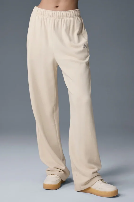 Accolade Jogginghose mit geradem Bein – Hafermilch