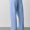 Accolade Jogginghose mit geradem Bein – Hellblau