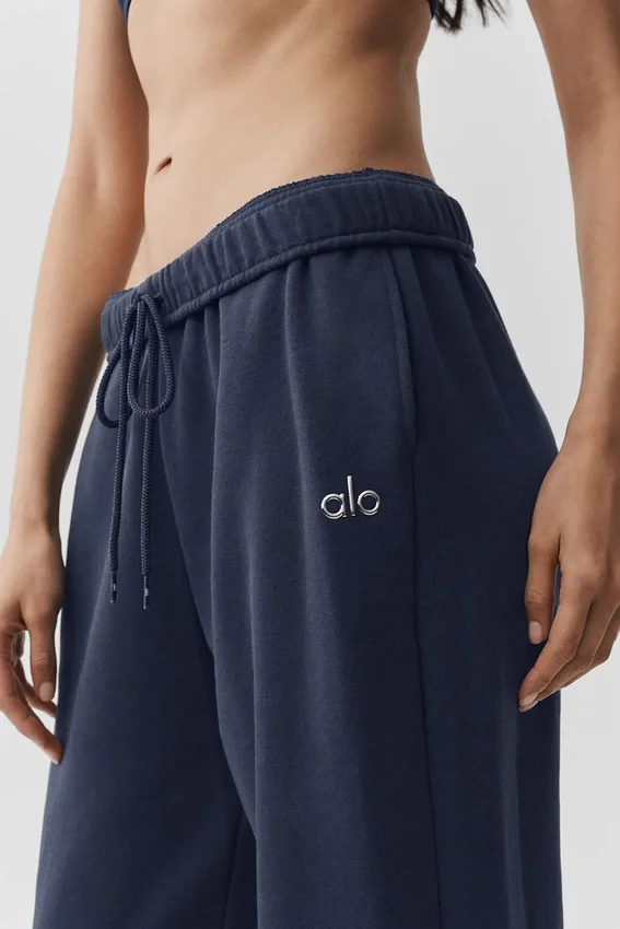 Accolade Jogginghose mit geradem Bein – Navy