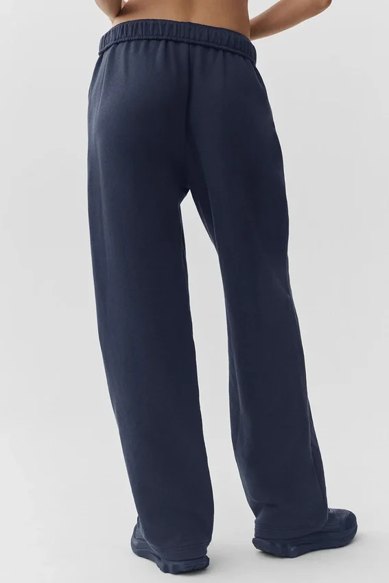 Accolade Jogginghose mit geradem Bein – Navy