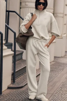 Accolade Jogginghose mit geradem Bein – Oatmeal Heather