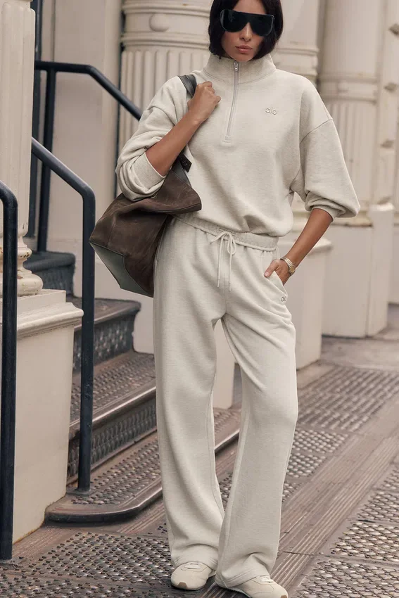Accolade Jogginghose mit geradem Bein – Oatmeal Heather