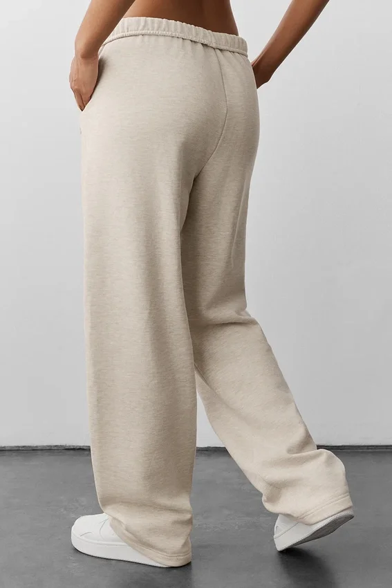 Accolade Jogginghose mit geradem Bein – Oatmeal Heather