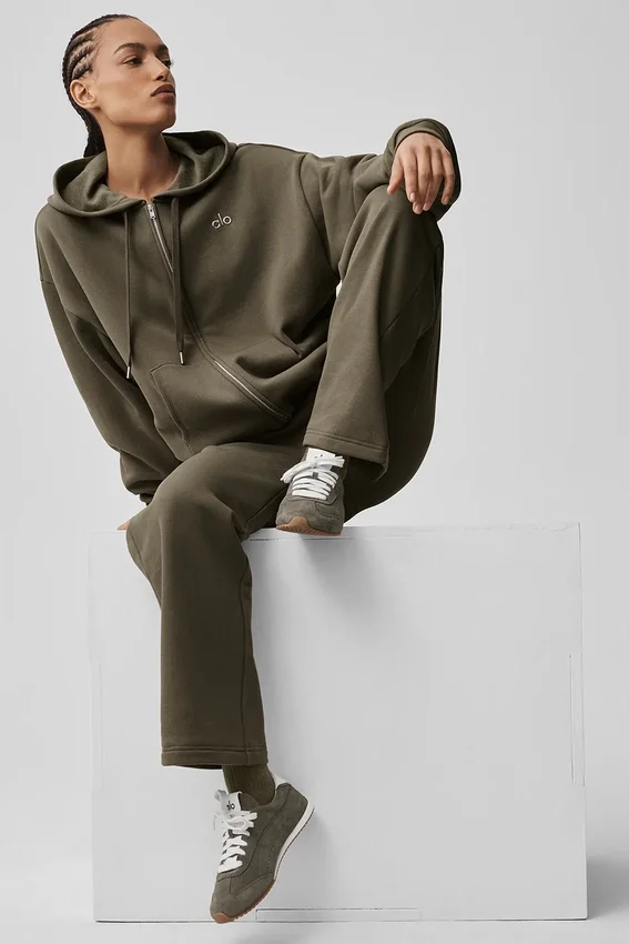 Accolade Jogginghose mit geradem Bein – Olive Tree