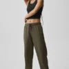Accolade Jogginghose mit geradem Bein – Olive Tree