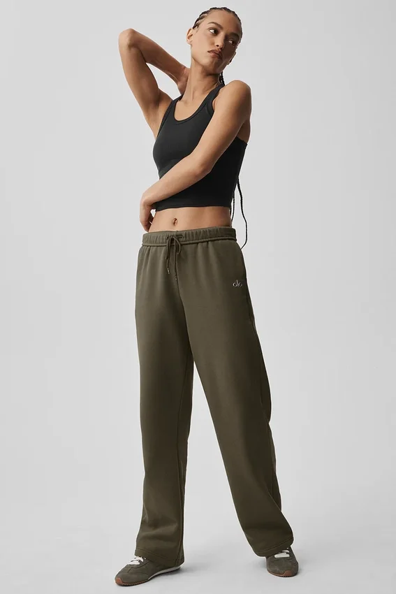Accolade Jogginghose mit geradem Bein – Olive Tree