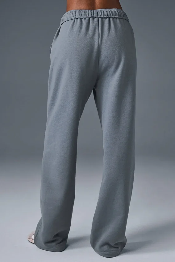 Accolade Jogginghose mit geradem Bein – Stahlgrau