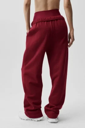 Accolade Jogginghose mit geradem Bein – Summer Romance Red