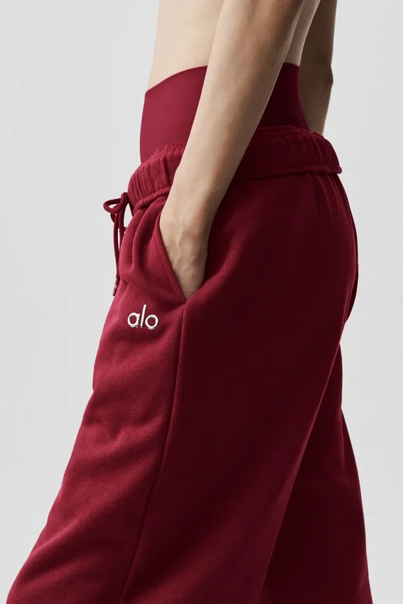 Accolade Jogginghose mit geradem Bein – Summer Romance Red