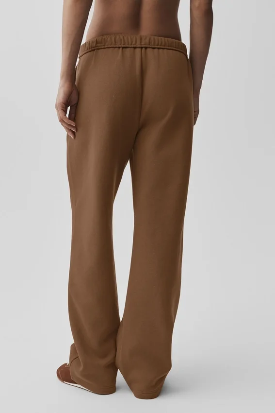 Accolade Jogginghose mit geradem Bein – Sun Kissed Brown