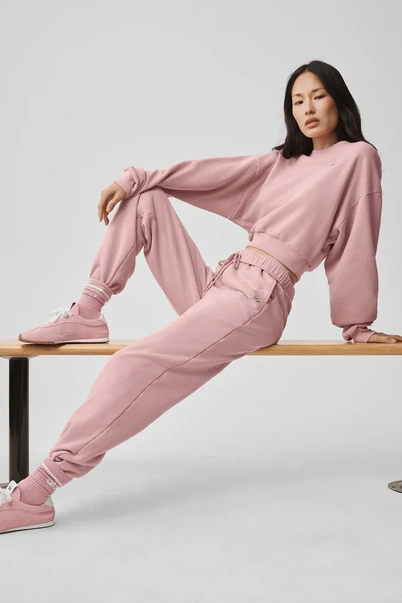 Accolade-Jogginghose – Vintage-Rosa