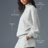 Accolade Pullover mit 1/4-Reißverschluss – Athletic Heather Grey