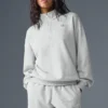 Accolade Pullover mit 1/4-Reißverschluss – Athletic Heather Grey