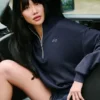 Accolade Pullover mit 1/4-Reißverschluss – Marineblau