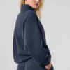 Accolade Pullover mit 1/4-Reißverschluss – Marineblau