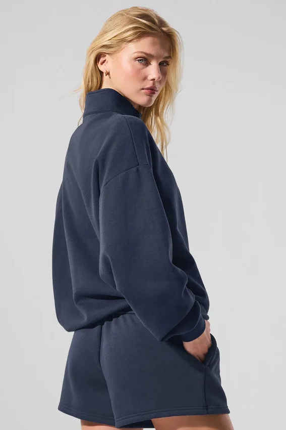 Accolade Pullover mit 1/4-Reißverschluss – Marineblau