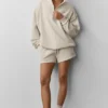 Accolade Pullover mit 1/4-Reißverschluss – Oatmeal Heather