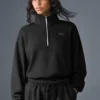 Accolade Pullover mit 1/4-Reißverschluss – Schwarz