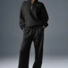 Accolade Pullover mit 1/4-Reißverschluss – Schwarz