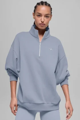 Accolade Pullover mit 1/4-Reißverschluss – Winter Frost