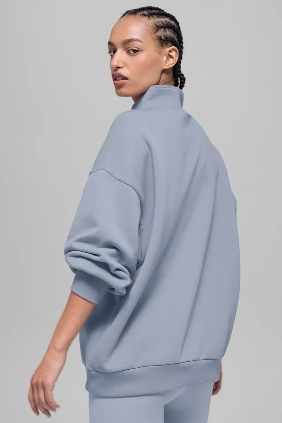 Accolade Pullover mit 1/4-Reißverschluss – Winter Frost