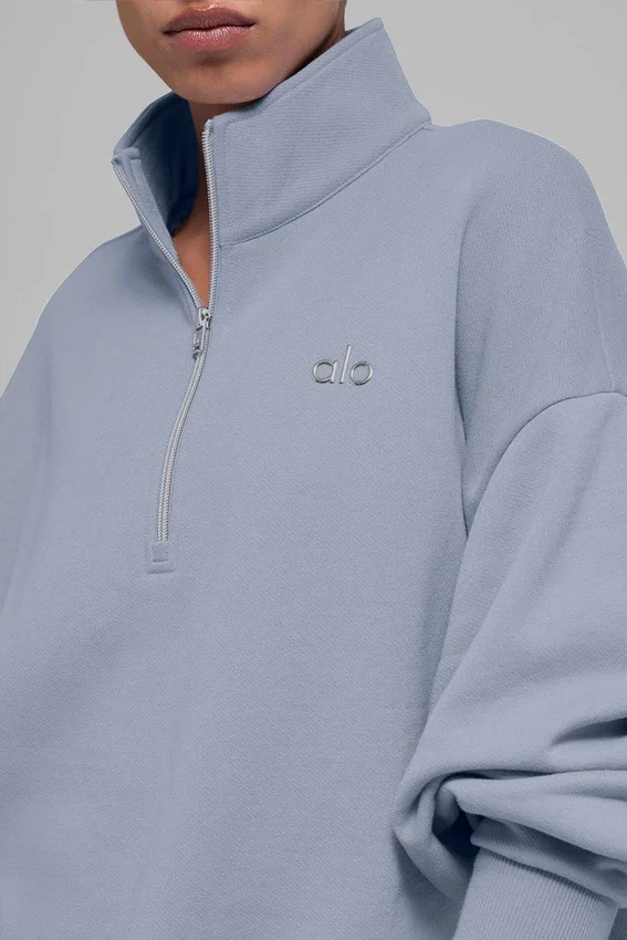 Accolade Pullover mit 1/4-Reißverschluss – Winter Frost