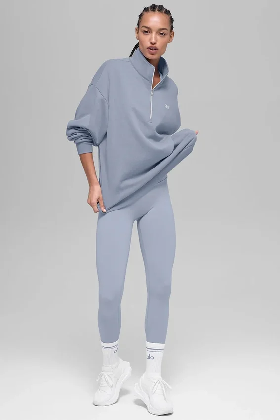 Accolade Pullover mit 1/4-Reißverschluss – Winter Frost