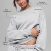 Accolade Pullover mit Rundhalsausschnitt – Athletic Heather Grey